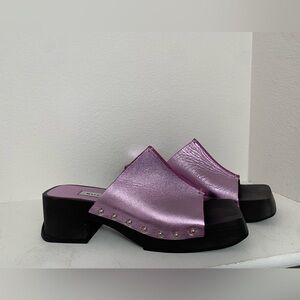 Miista Hannah Liliac Clogs